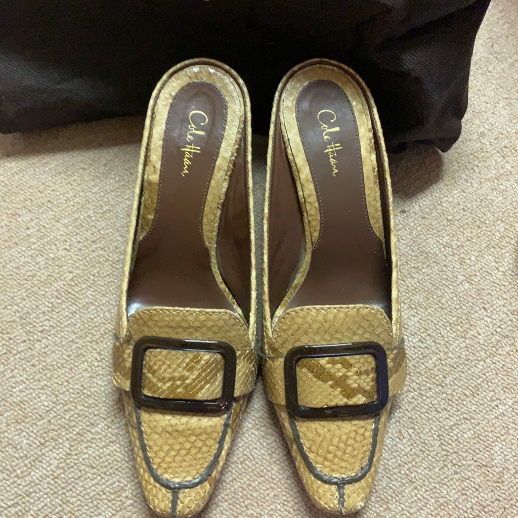 Cole Haan Mule Python